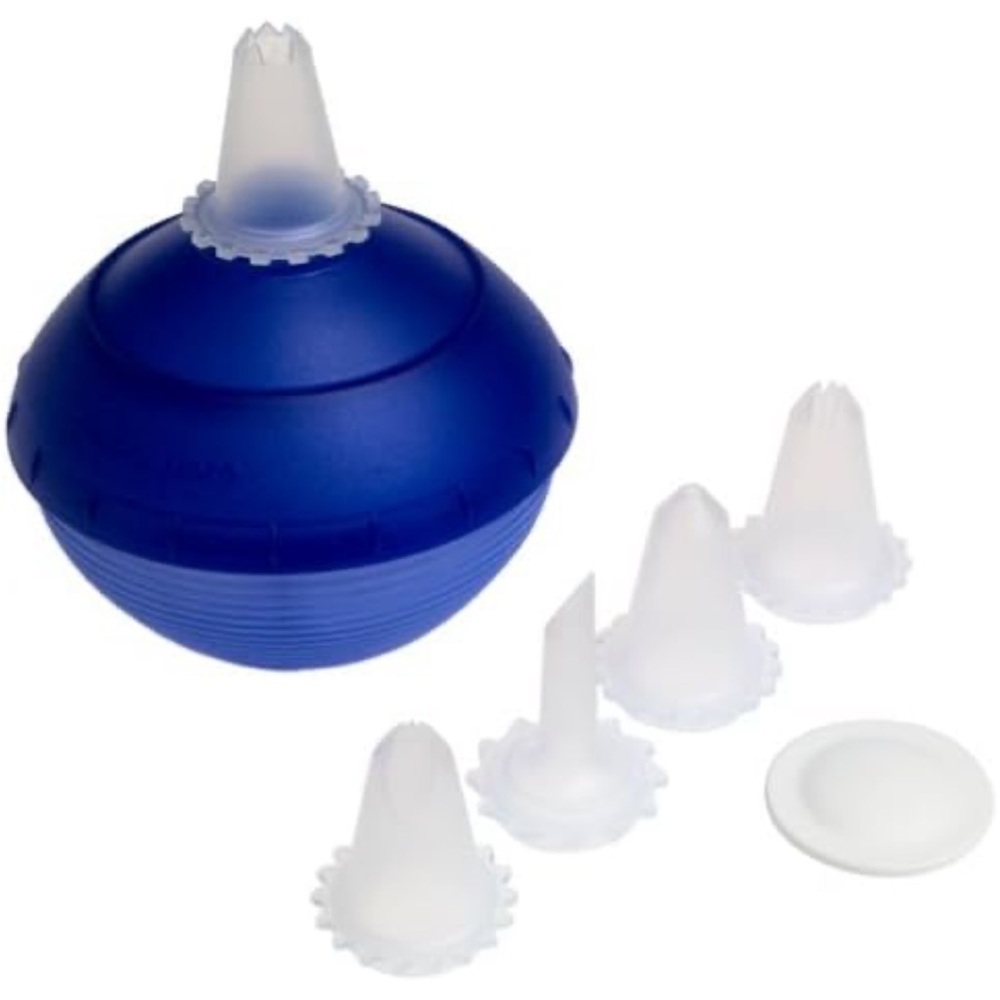Tupperware 7-Piece Squeeze It Gourmet Decorator Ball Set